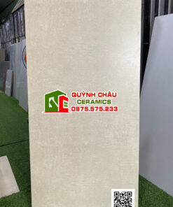 Gạch ấn độ nhám mờ mịn 600×1200 bề mặt màu xi măng