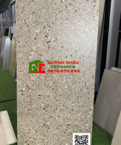 Gạch matt mờ 60×120 terrazzo vân đá đẹp ấn độ
