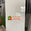 Gạch ấn độ 600×1200 trắng màu trơn bóng kính