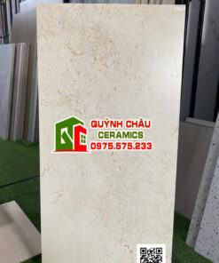 Gạch ốp lát 60×120 matt mờ kem Sandstone Crema ấn độ