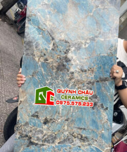 Gạch xanh cẩm thạch vân đá 60×120 amazonite ấn độ