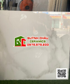 Gạch lát nền ấn độ 80×80 Antico Satuario trắng vân xám