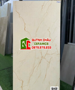 Gạch ấn độ 60×120 Sparkle marmol crema carving