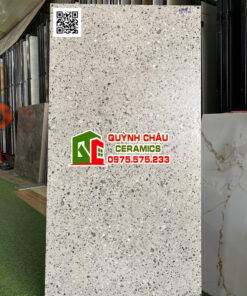 Gạch lát nền terrazzo 600×1200 đá chấm đen