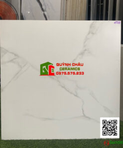 Gạch lát nền 80×80 trắng mờ vân xám trung quốc