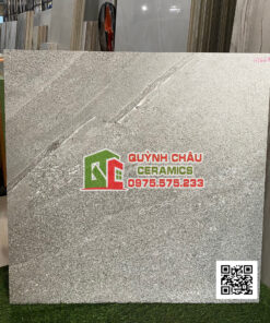 Gạch lát nền ấn độ 80×80 vân đá xám mờ boric Gray