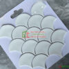 Gạch mosaic vảy cá màu trắng bóng