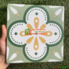 Gạch bông 20×20 hoa văn màu xanh