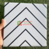 Gạch bông 20×20 hoa văn trắng vân kẻ đen