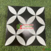 Gạch bông 30×30 hoa văn đồng tiền trắng đen đẹp