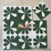 Gạch bông 30×30 hoa văn màu xanh lá cây