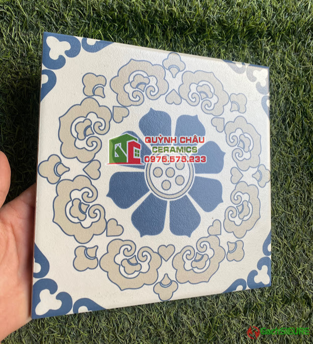 Gạch bông hoa văn 20x20 họa tiết độc đáo