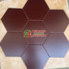 Gạch bông lục giác 200×230 màu nâu mờ
