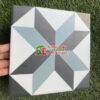 Gạch bông ốp lát 20×20 hoa văn 3 màu phối trộn