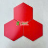 Gạch lục giác 20×23 màu đỏ đơn sắc