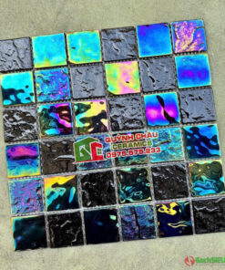 Gạch mosaic 48×48 thủy tinh lấp lánh siêu đẹp