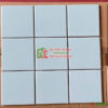 Gạch mosaic chip vỉ 10×10 trắng mờ men gốm