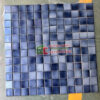 Gạch mosaic gốm màu xanh dương men trơn