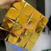 Gạch mosaic gốm sứ mặt men mạ vàng bóng