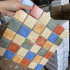 Gạch mosaic gốm sứ mix trộn phối màu sang trọng