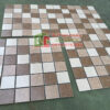 Gạch mosaic gốm sứ phối trộn mix màu men mờ