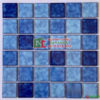 Gạch mosaic hồ bơi gốm men bông phối màu