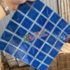 Gạch mosaic hồ bơi màu xanh biển gốm men rạn 2 lớp