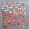 Gạch mosaic thủy tinh 25×25 màu hồng tím phối màu