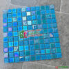 Gạch mosaic thủy tinh 25×25 màu xanh ngọc