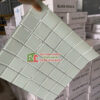Gạch mosaic thủy tinh 48×48 vỉ chip màu trắng