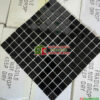 Gạch mosaic thủy tinh màu đen tuyền bóng ốp trang trí