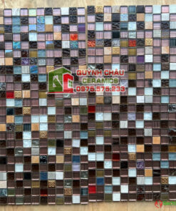 Gạch mosaic thủy tinh màu sắc tinh tế