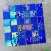 Gạch mosaic trang trí thủy tinh 48×48 màu xanh dương
