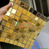 Gạch mosaic vỉ chip mạ vàng sang trọng cao cấp