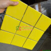 Gạch mosaic vỉ viên chip 10×10 men mờ màu vàng