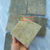 Gạch thẻ 123×123 bề mặt gợn sóng màu xám vàng