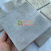 Gạch thẻ 123×123 màu xám chấm mè bề mặt gợn sóng