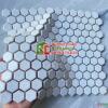 Gạch vỉ mosaic lục giác trắng mờ chip viên nhỏ
