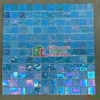 Gạch vỉ mosaic thủy tinh màu xanh hồ bơi