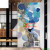 Tranh mosaic nghệ thuật nhiều màu sắc 5D bề mặt nổi