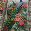Tranh mosaic nổi 5D hình chim công quý phái