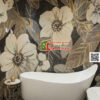 Tranh mosaic trang trí hoa lan ốp tường đẹp