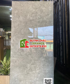 Gạch 60×120 gam xám vân bóng kiếng ấn độ