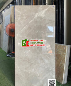 Gạch gam màu xám vân 60×120 bóng kiếng lát nền ấn độ