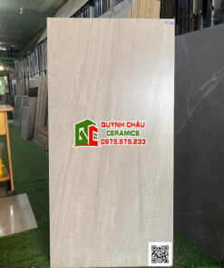 Gạch lát nền ấn độ 60×120 mờ xám nâu vân đá
