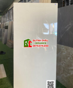 Gạch trắng kem nhẹ bóng kiếng 60×120 ấn độ