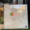 Gạch 80×80 ấn độ vân đá màu kem osho Beige bóng kiếng