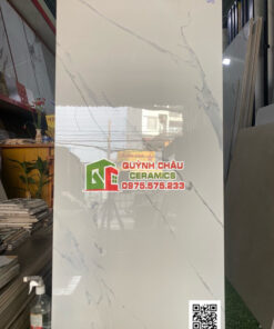 Gạch 60×120 ấn độ Hymalaya trắng mây bóng kiếng giá rẻ