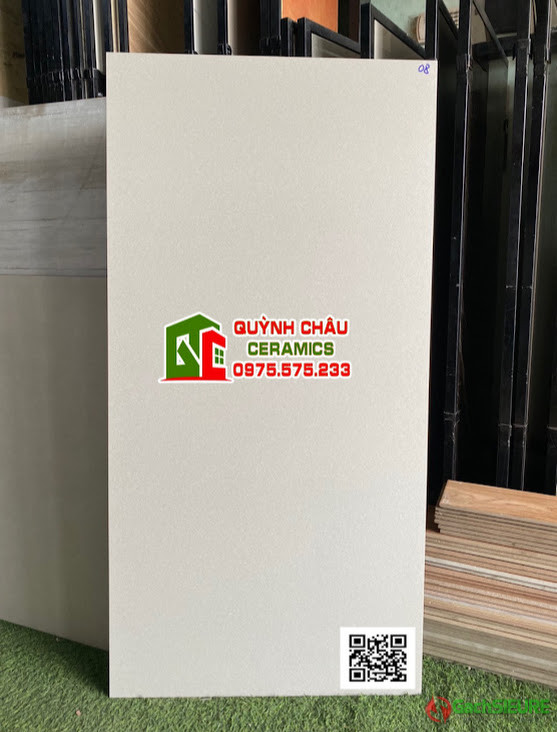 Gạch 60x120 mờ trắng xám full body đá đồng chất cao cấp