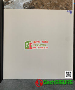 Gạch 2 da 60×60 mờ kem trơn đá đồng chất